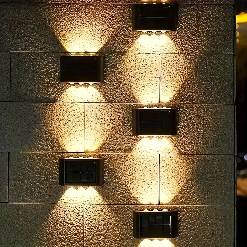 Solarne LED zidne lampe – set od 4 komada