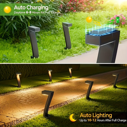 Solarna LED zidna lampa – moderan dizajn u obliku 7