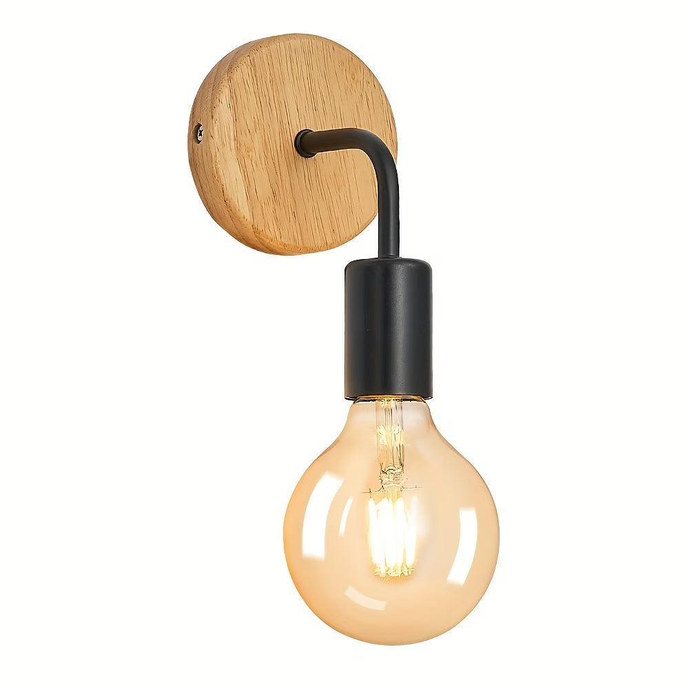 Rustična metalna zidna lampa E27