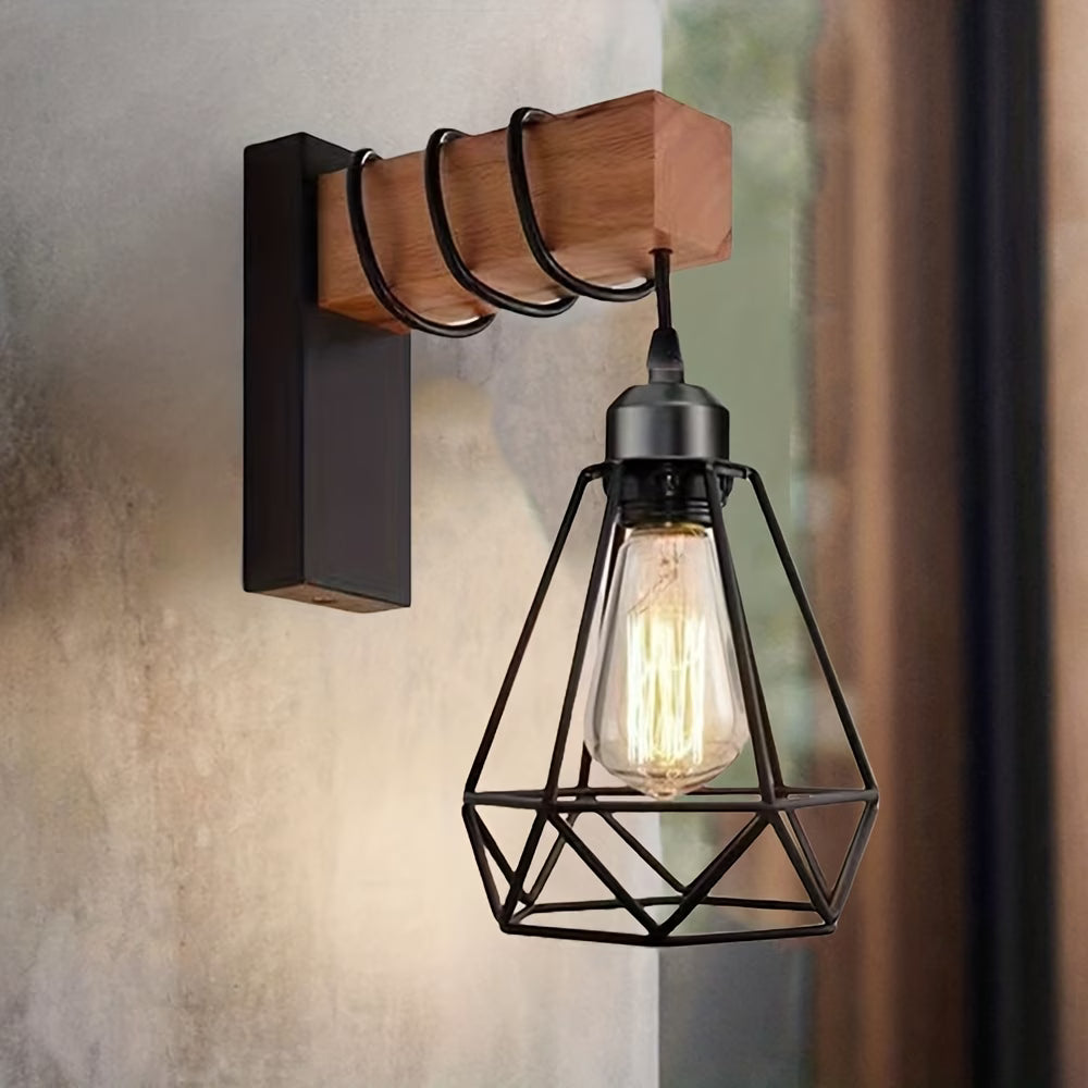 Industrijske zidne lampe E27 – set od 2 komada
